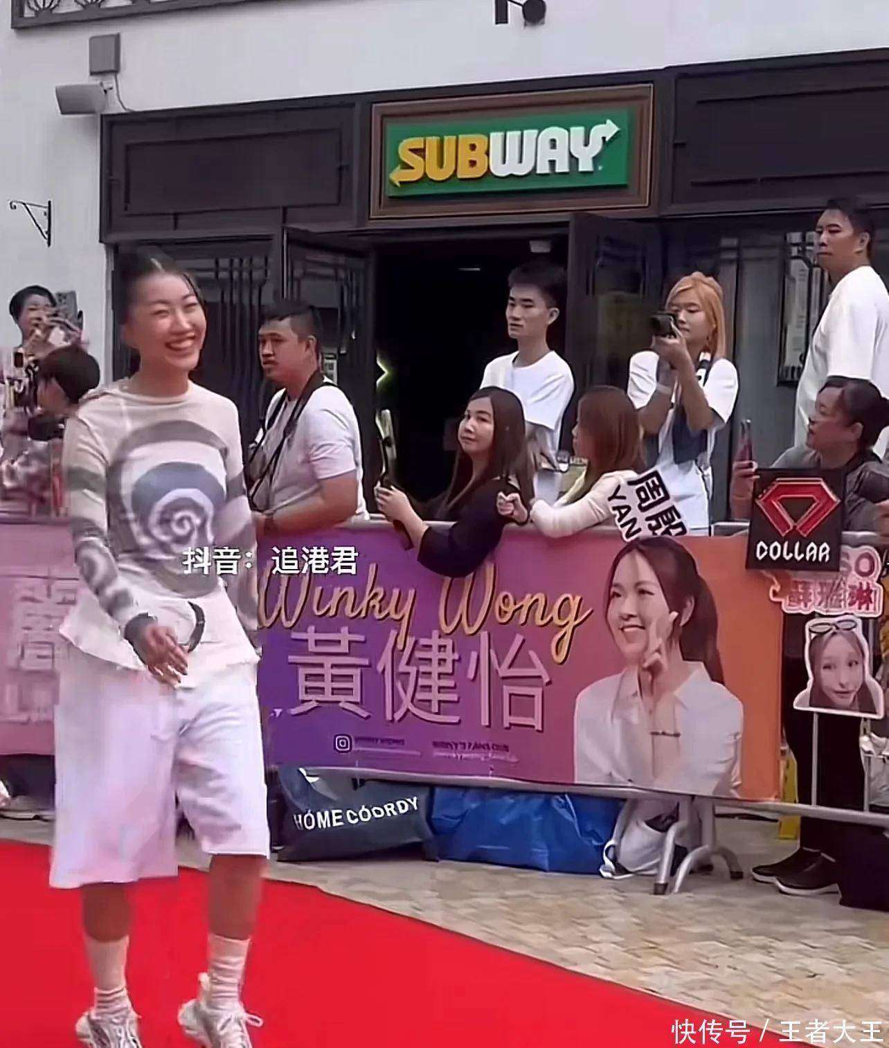 陈奕迅女儿走红毯穿搭太雷人了！真实长相很普通没有明星气质